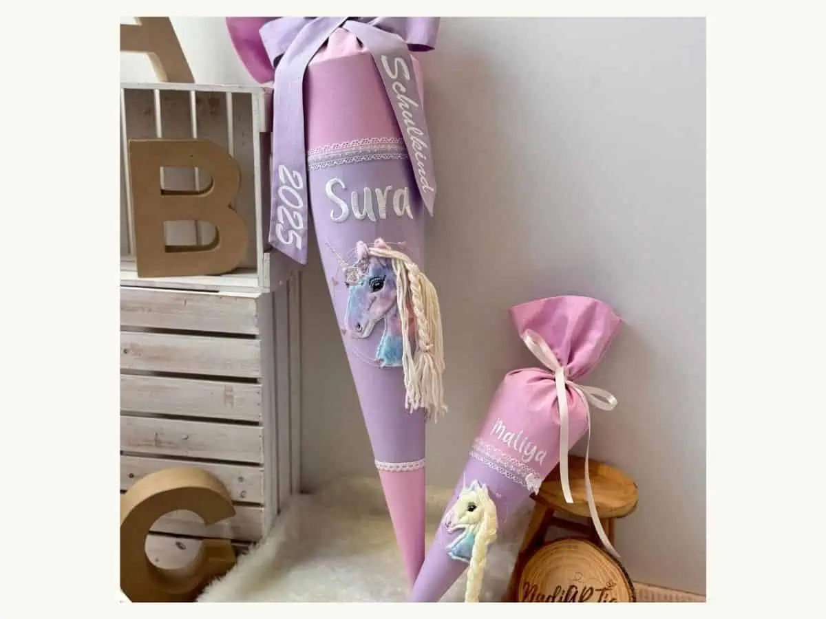 Schule Geschenk zur Einschulung von Oma und Opa, Schultüte