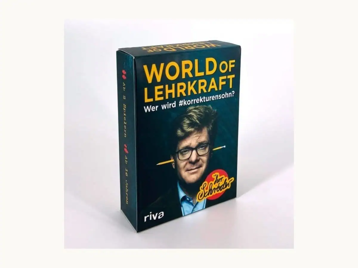 Schule Geschenk zum Abschied für den Lehrer Kartenspiel