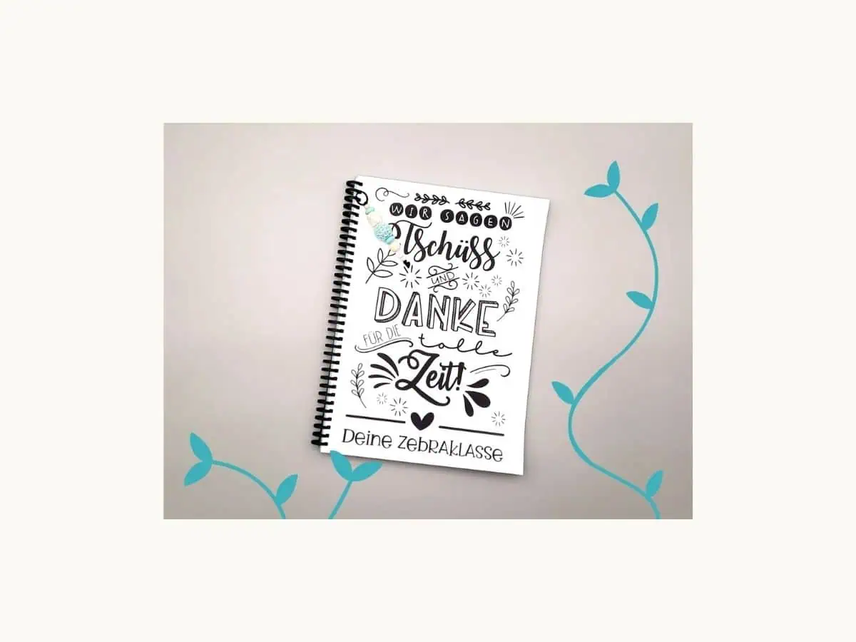 Schule Abschiedsgeschenk für Lehrer