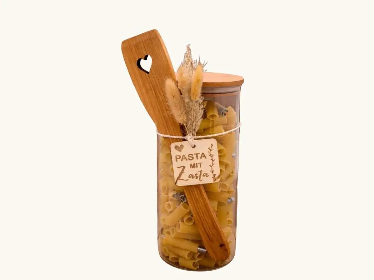 Geldgeschenk Zasta mit Pasta Geldgeschenk