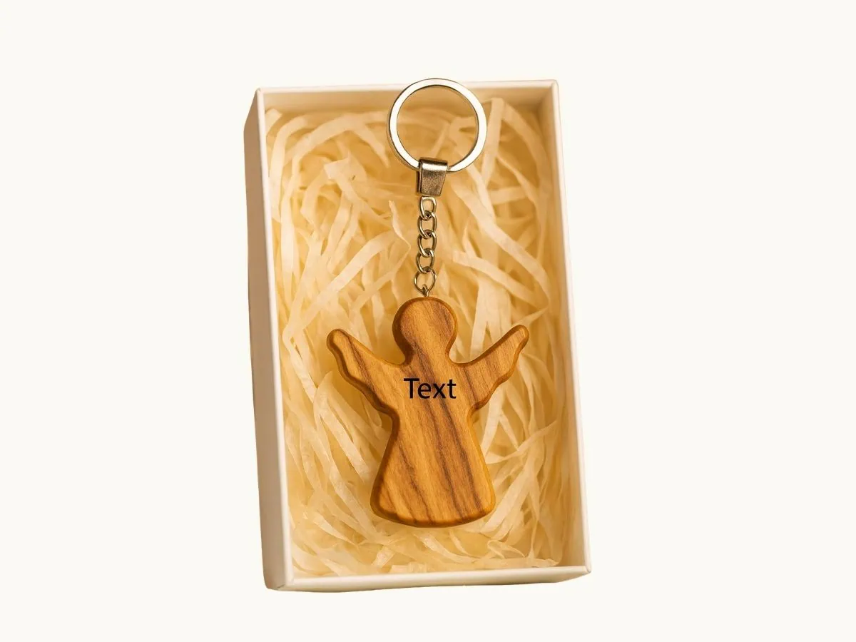 personalisierter Schlüsselanhänger Schutzengel personalisierter Schutzengel Schlüsselanhänger