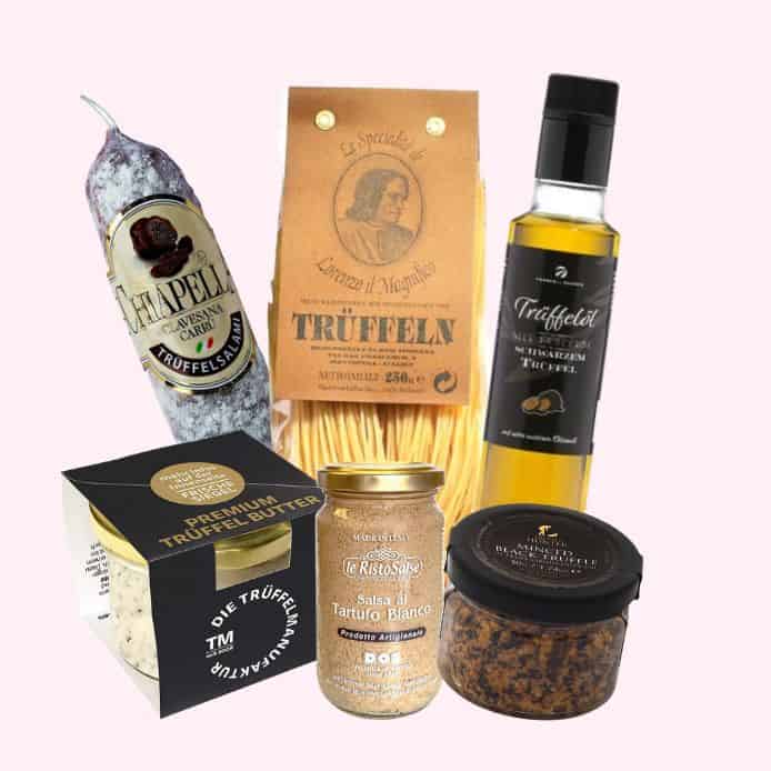trüffelpasta trüffelöl trüffelbutter trüffelsalami