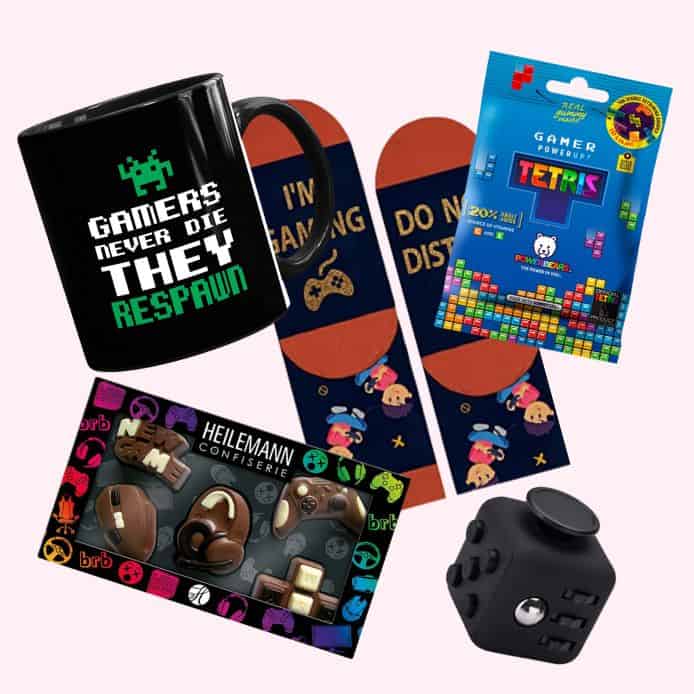 schokolade für gamer, Geschenkbox ideen