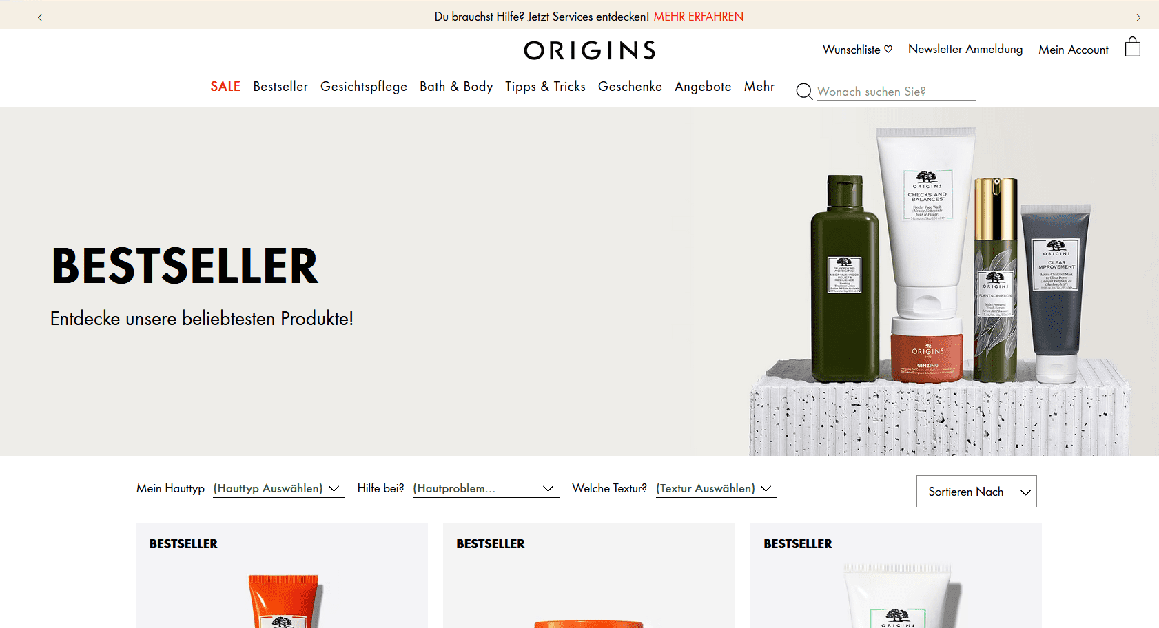 marke origins website