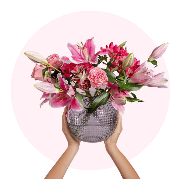 Blumen in Vase geschenk schwangere