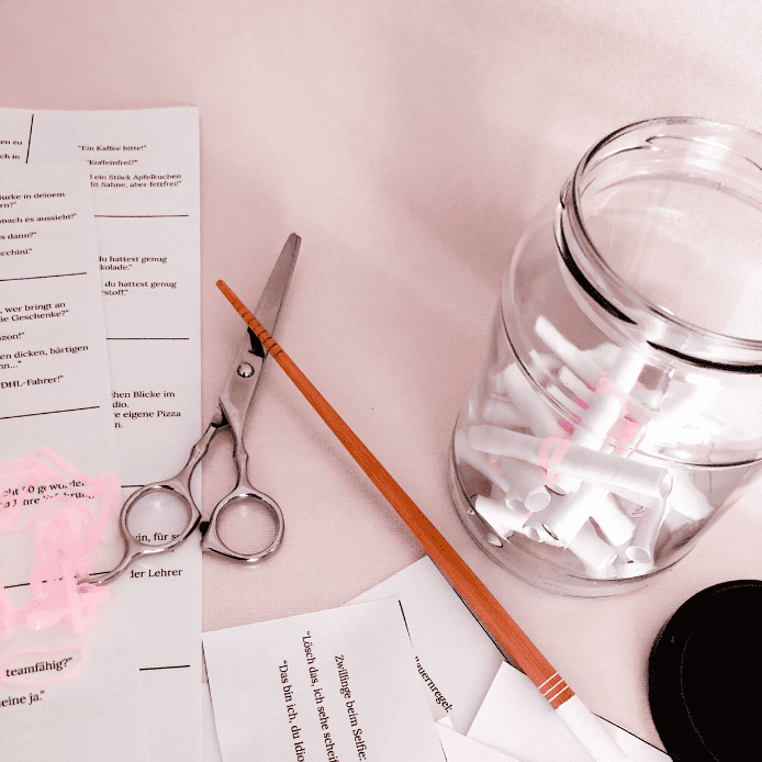DIY Geschenkidee schere Witzevorlage