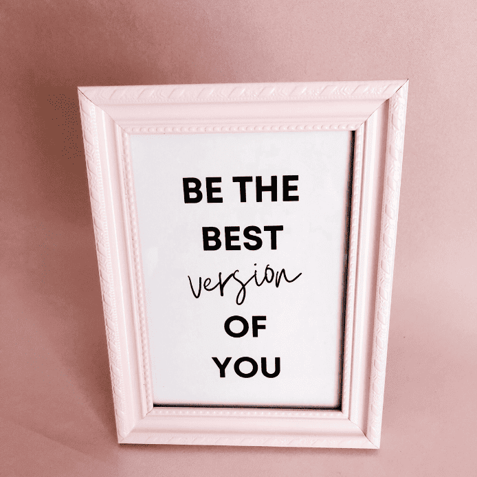 DIY Geschenke Bilderrahmen mit Spruch