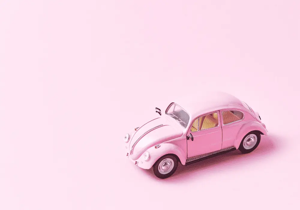 pinkfarbenes auto käfer geschenkideen für männer