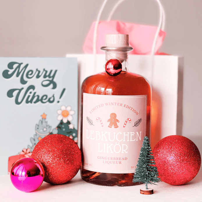 Weihnachtsgeschenke aus der Küche Lebkuchenlikör