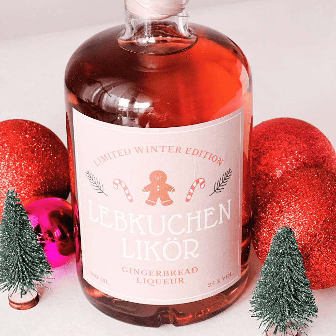 Weihnachtsgeschenke aus der Küche Lebkuchenlikör