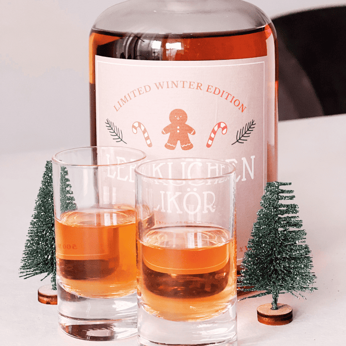 Weihnachtsgeschenke aus der Küche Lebkuchenlikör