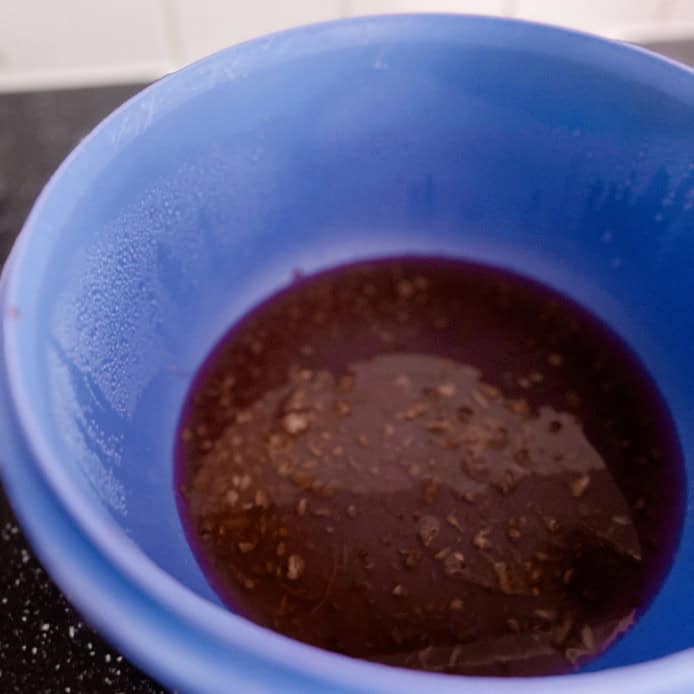 Aubergine aus dem Backofen