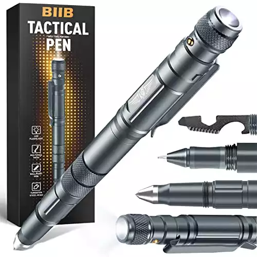 Geschenke für Männer, Taktischer Stift mit LED