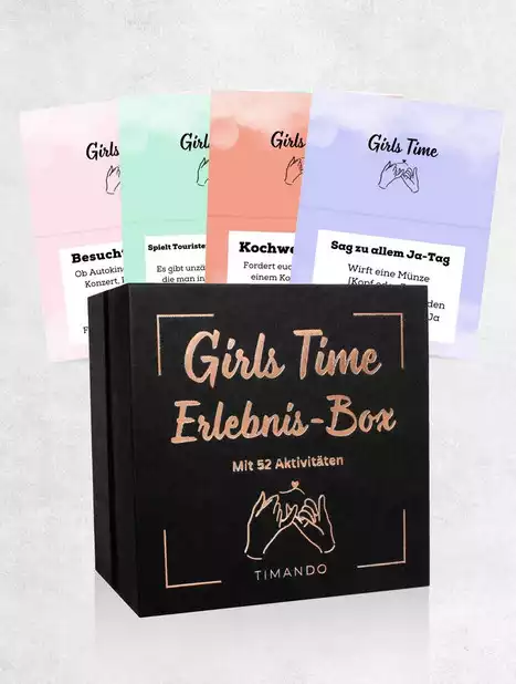 TIMANDO Girls Time - 52 Aktivitäten für Freundinnen in einer Box