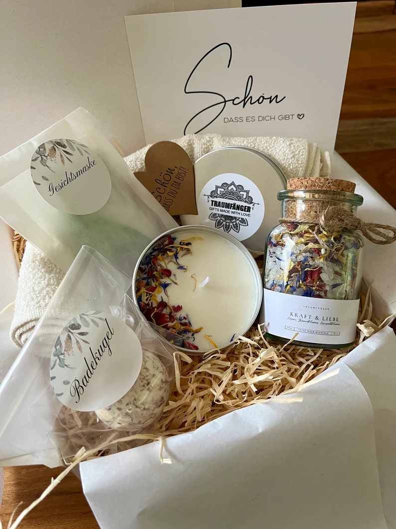 Wellness Geschenk Set Kraft & Liebe Geschenkbox