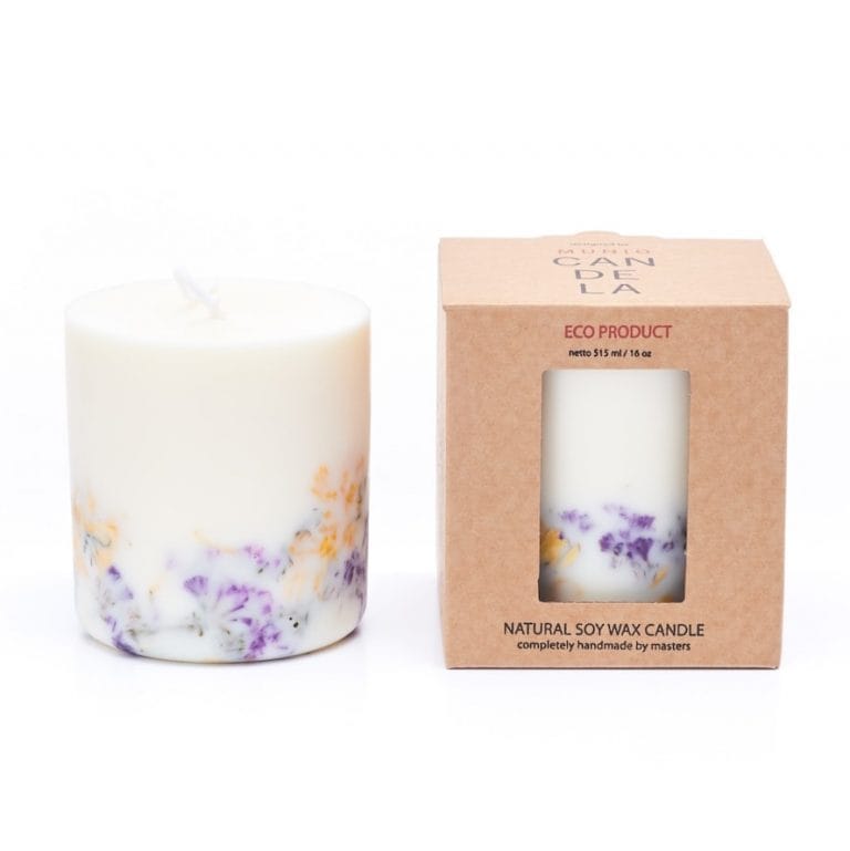 MUNIO CANDELA - Bio-Sojawachskerze mit Duft - WILDBLUMEN