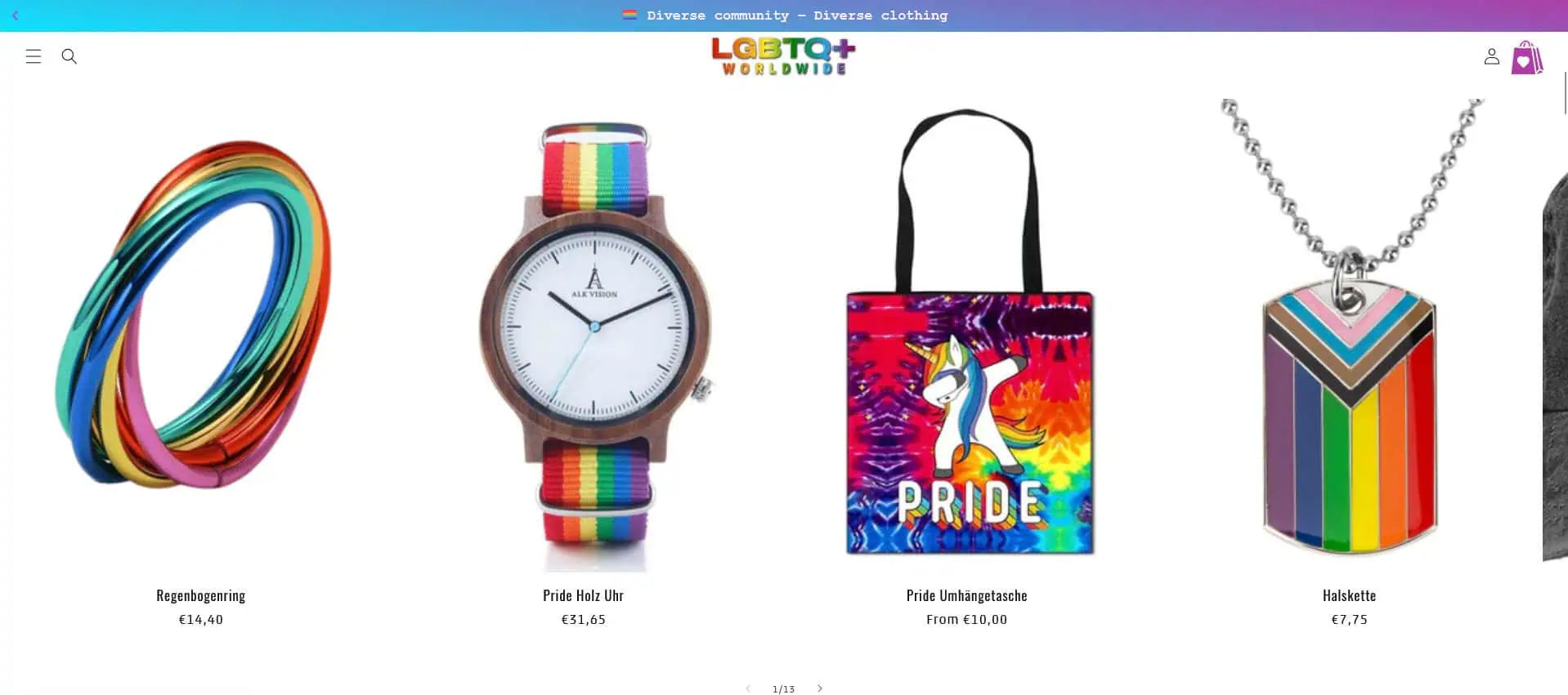 Geschenkshops LGBTQ