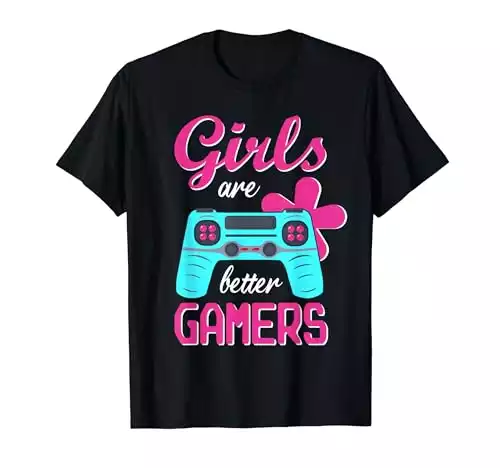 Gamer Freundin Gaming Frauen/Mädchen T-Shirt