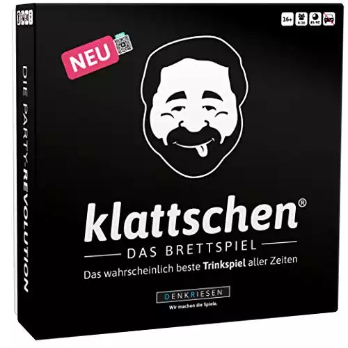 DENKRIESEN - klattschen® - Trinkspiel - DAS BRETTSPIEL - Das wahrscheinlich beste Trinkspiel aller Zeiten