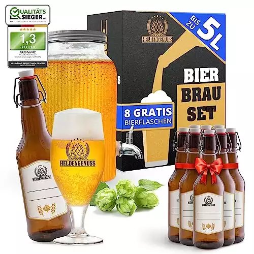 Heldengenuss - Bierbrauset Pils - 5L Bier - [Echtes Brauerlebnis]