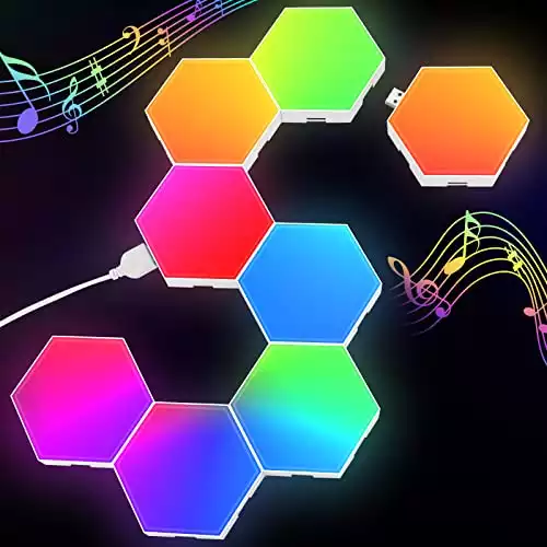 Hexagon LED Panel - RGB Smart LED (8 Pack)