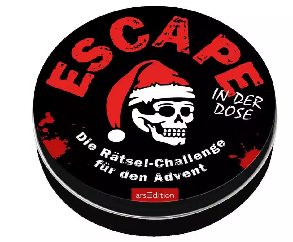 Escape-Adventskalender in der Dose: Die Rätsel-Challenge für den Advent | 24 Rätsel für jeden Tag