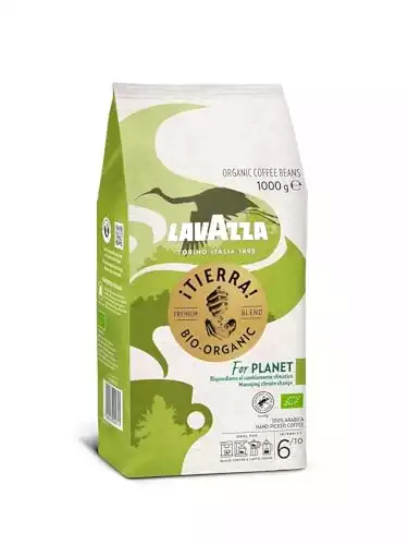 Lavazza, Tierra For Planet, 100 % Bio-Arabica Kaffeebohnen, Fruchtige & Blumige Aromen