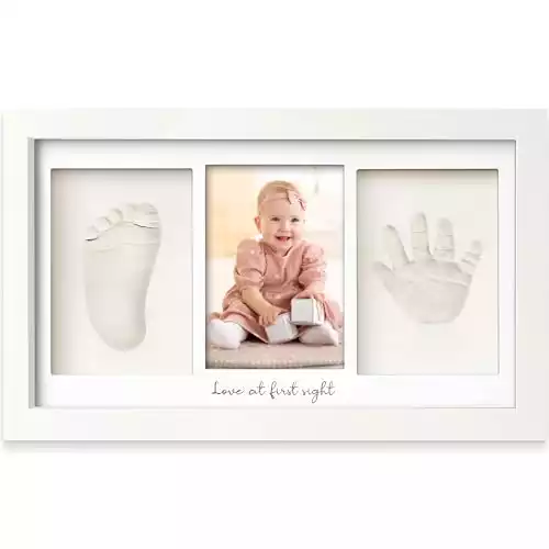 Baby Handabdruck und Fußabdruck Set Gipsabdruck