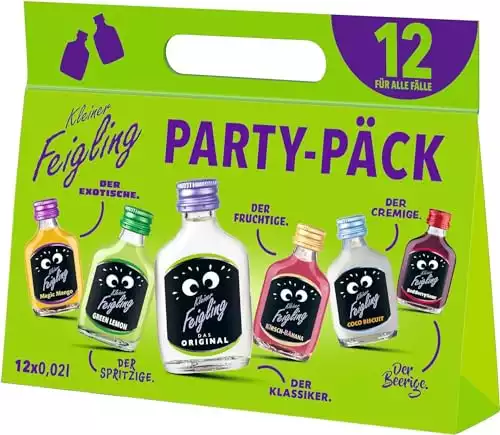 Kleiner Feigling Mix-Paket | 12 x 20ml | 6 verschiedenen Sorten Früchte