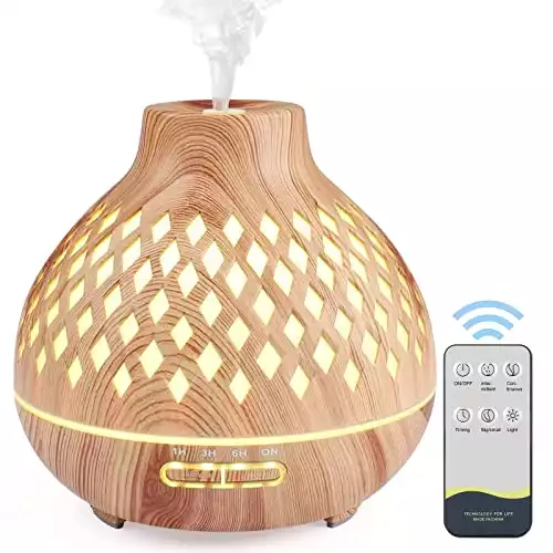 Czemo Aroma Diffuser 400ml Ultraschall Luftbefeuchter Duftöl