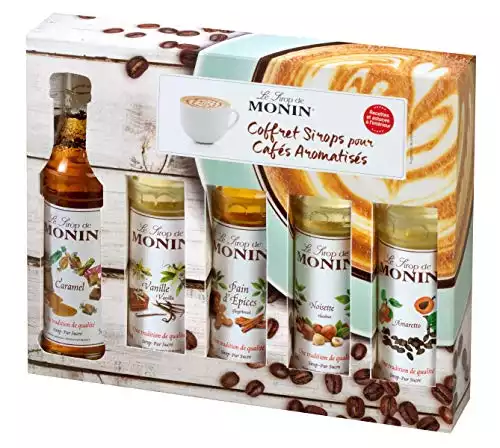 Monin Coffee Syrups Set 5x 50ml Flasche