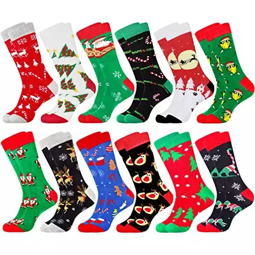 Belloxis Weihnachtssocken Herren 43-46 Lustige Socken