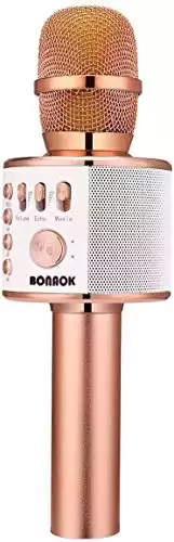 BONAOK Bluetooth Karaoke Mikrofon Kinder