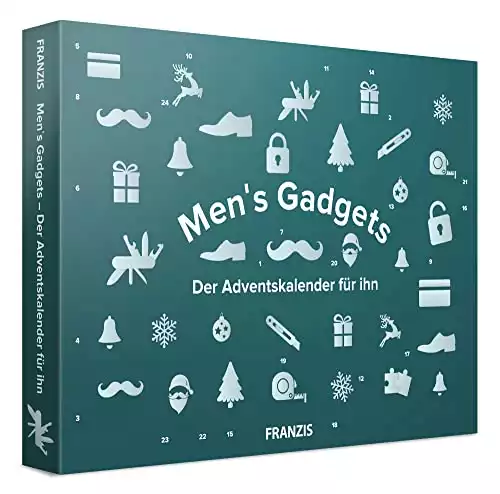 FRANZIS - Men's Gadgets - Der Adventskalender für ihn, 24 kleine Überraschungen