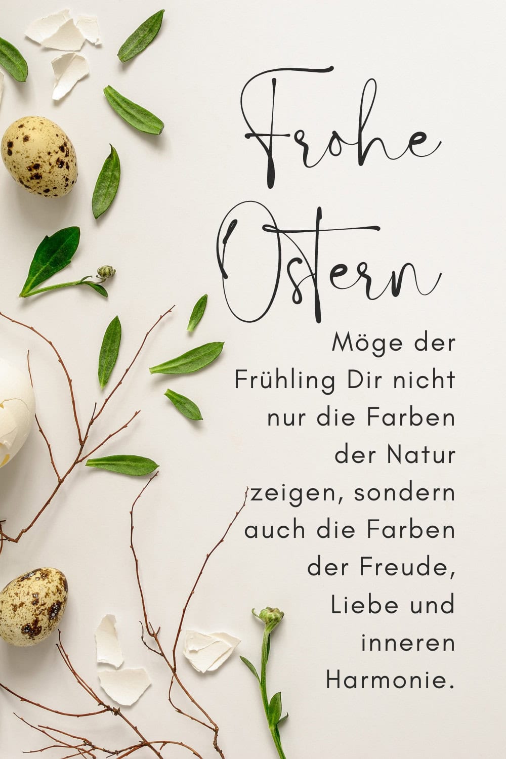 Glückwünsche zu Ostern