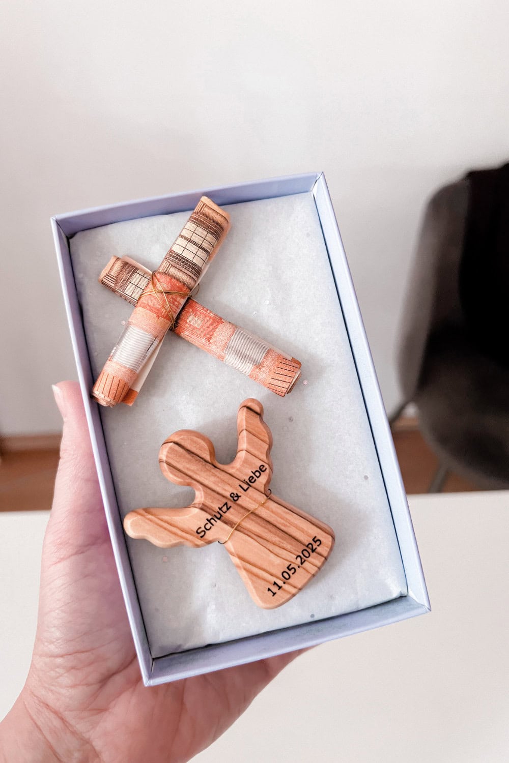 Geschenk zur Taufe Schutzengel Taufgeschenk Schutzengel