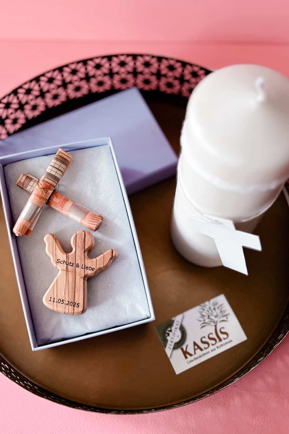 Geschenk zur Taufe Schutzengel