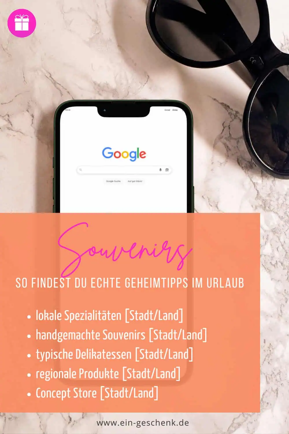 Urlaubsmitbringsel Liste