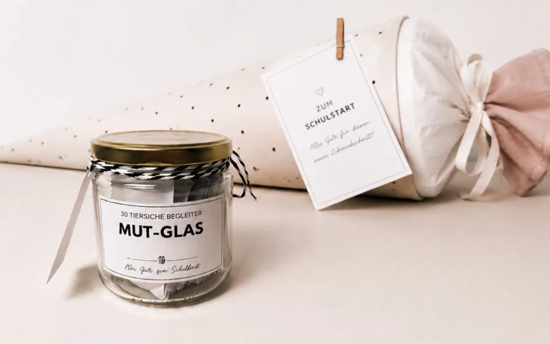 Geschenk zur Einschulung basteln: 2 einfache DIY-Ideen mit Anleitung