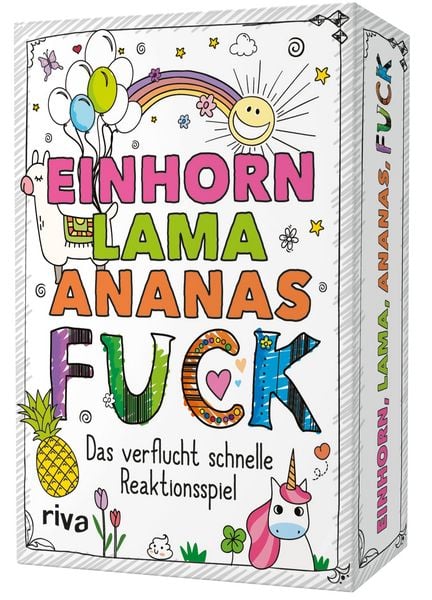 Einhorn, Lama, Ananas, FUCK – Reaktionsspiel
