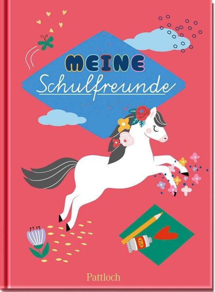 Freundschaftsbuch Pferdemotiv