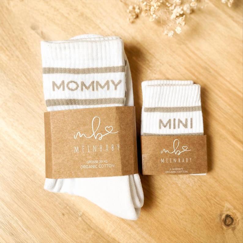 Mommy & Mini Tennissocken-Set für Mama und Baby