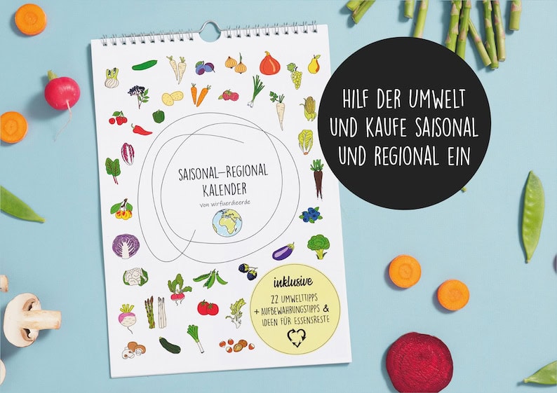 Saisonkalender für Obst und Gemüse