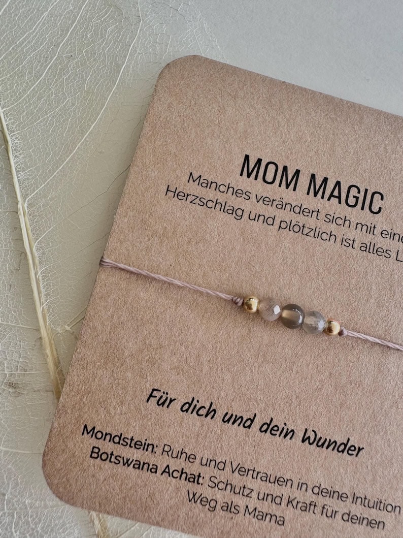 MOM MAGIC Perlenarmband mit Botschaftskarte