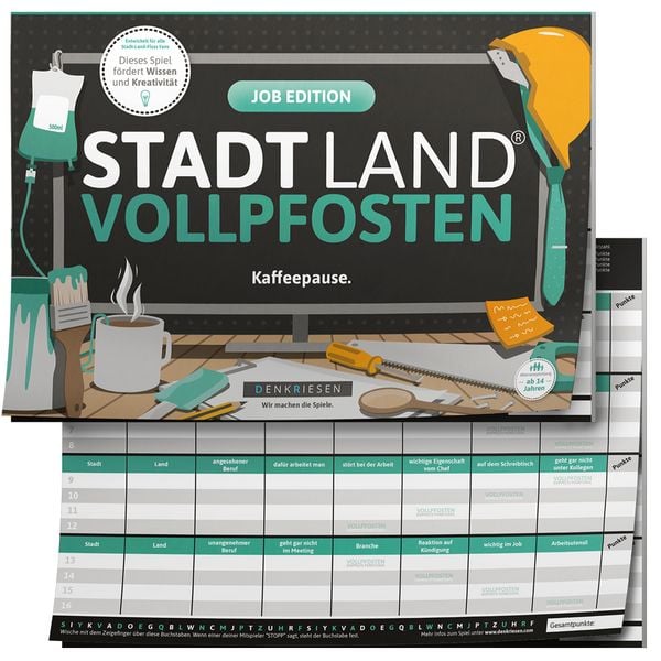 STADT LAND VOLLPFOSTEN – Job Edition (A4)