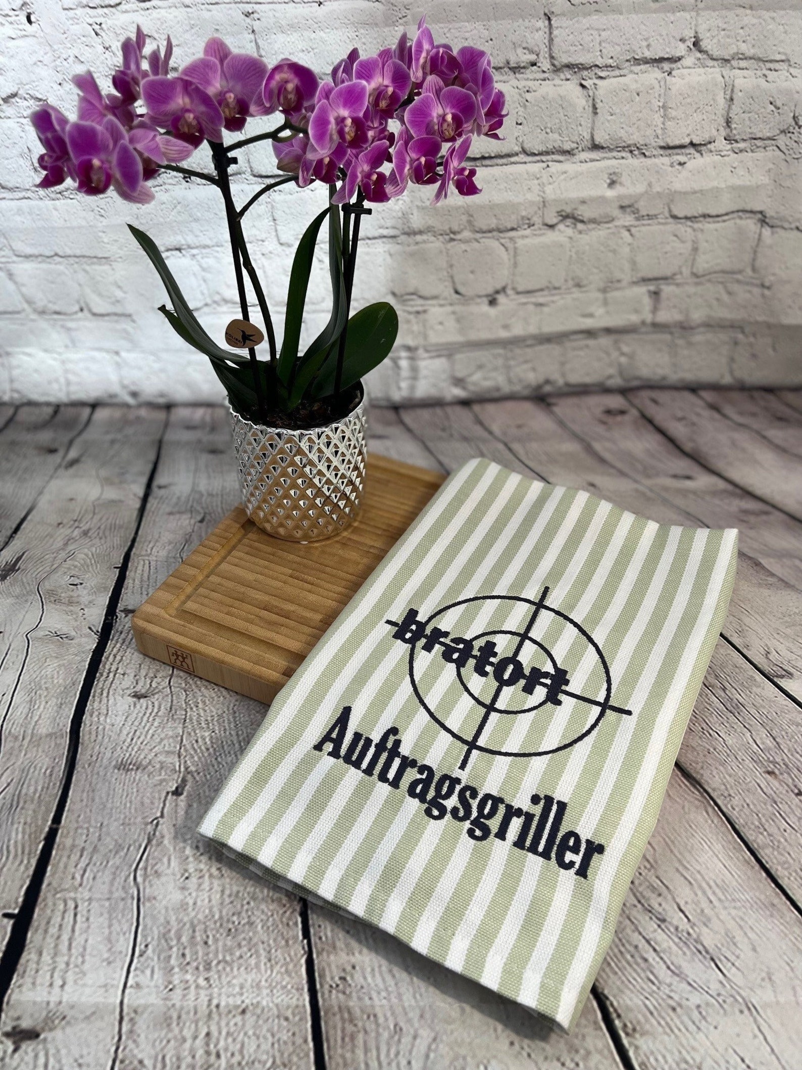Geschirrtuch Auftragsgriller