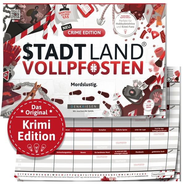 STADT LAND VOLLPFOSTEN – Crime Edition (A4)