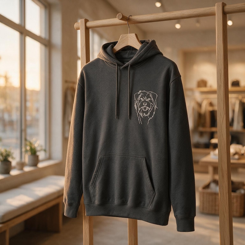Personalisierter Hoodie mit Fotostickerei