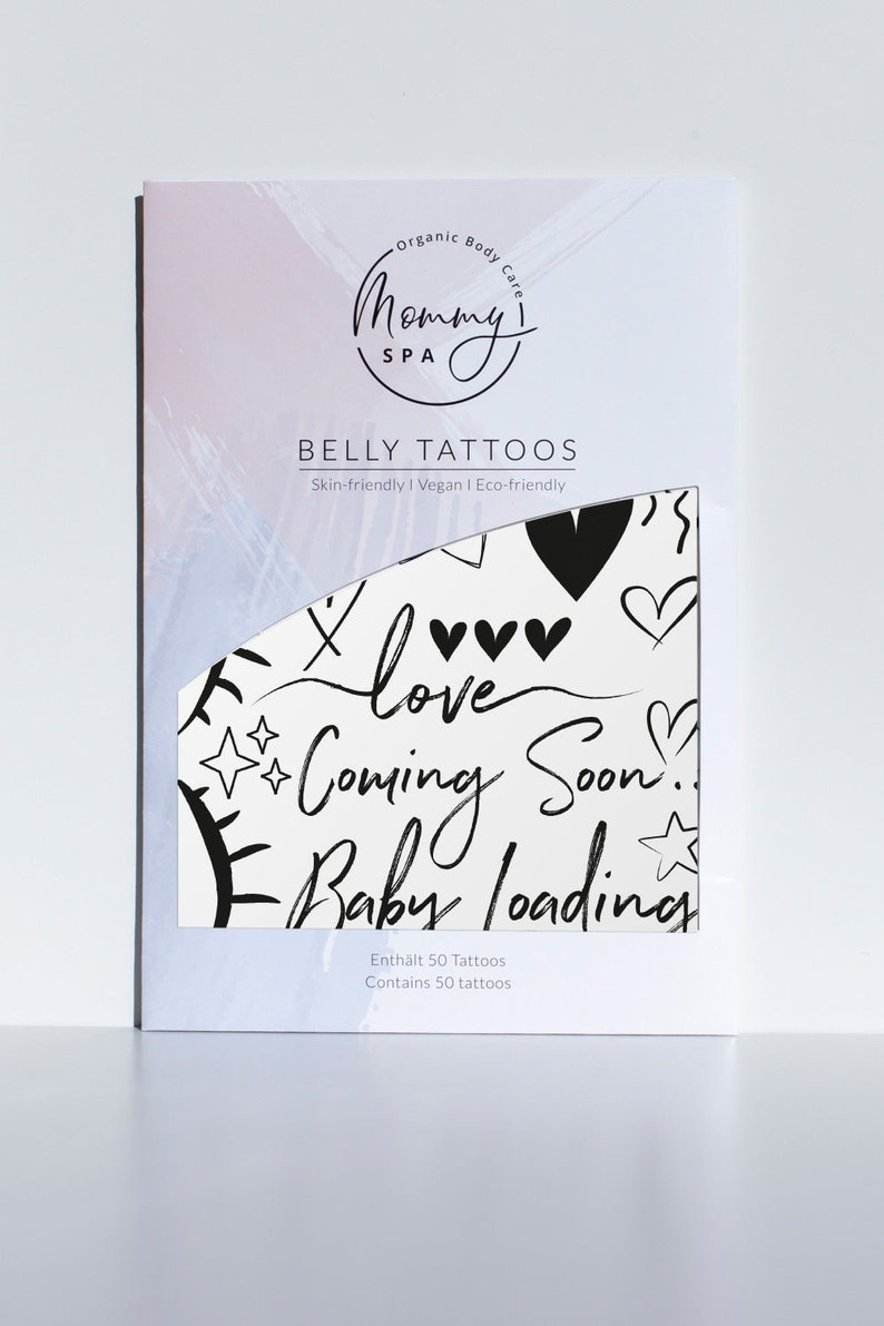 Mommy SPA temporäre Babybauch-Tattoos
