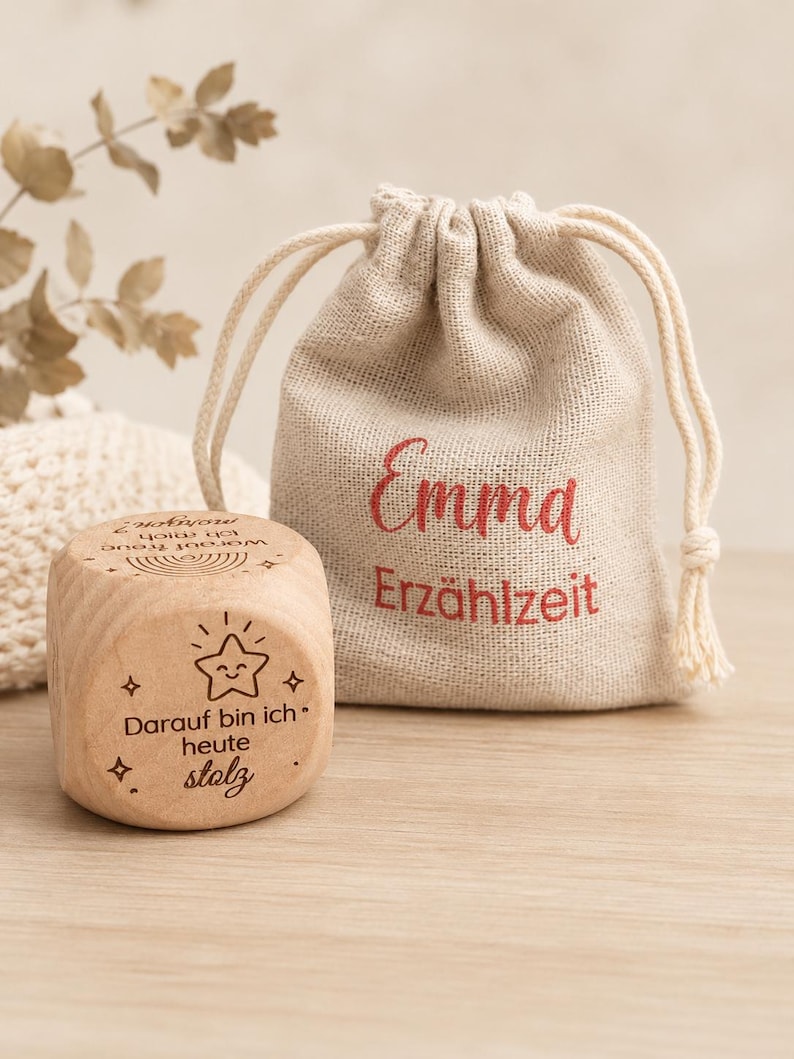 Personalisierter Erzählwürfel zur Einschulung